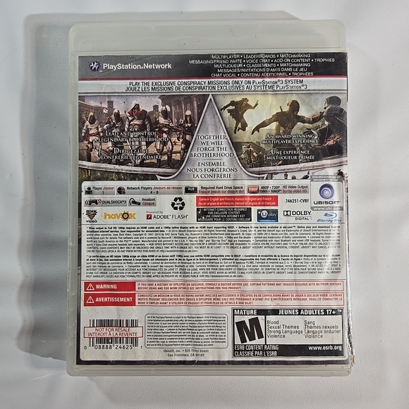 Sony Assassin's Creed Brotherhood PS3 Game - Black and White - Picture 7 of 8